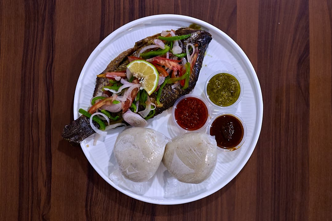 Banku & Tilapia